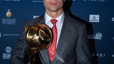Ronaldo Beats Messi to be Crowned Player of the Century at Globe Soccer Awards